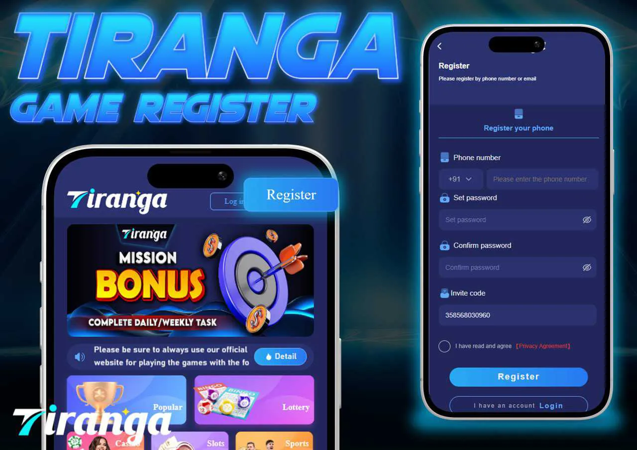 Tiranga Game Registration
